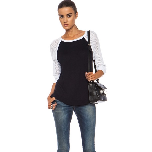 Rag & Bone Lexie Colorblock Raglan Knit Pullover - Picture 5 of 8